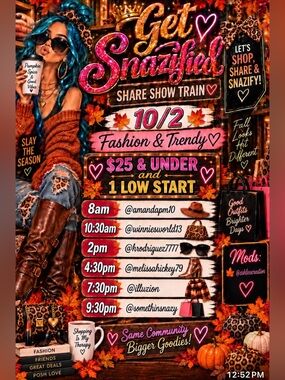 Get Snazified Fall Fashion Party